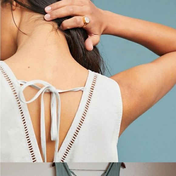 CLOTH & STONE Crossback Crochet Trim Jumpsuit size S - Picture 5 of 16